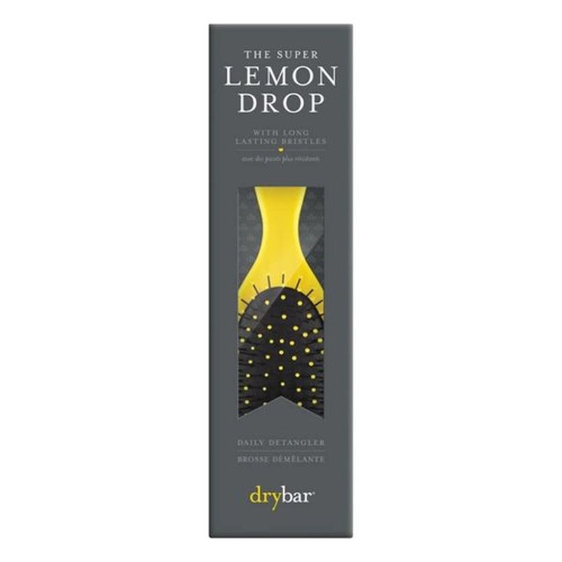 Drybar Super Lemon Drop Detangling Brush - Effortless Hair Tangle Removal | Vibrant Yellow Design