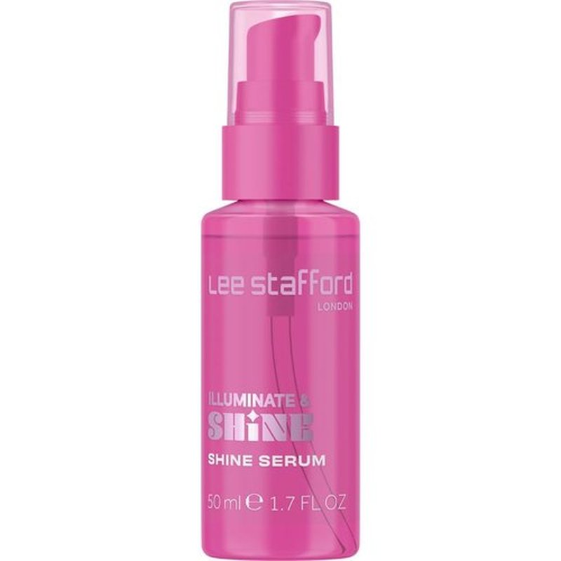 Lee Stafford Shine Hair Serum - Illuminate & Smooth Dull Strands | Anti-Frizz Styling Oil, 1.7 Fl Oz