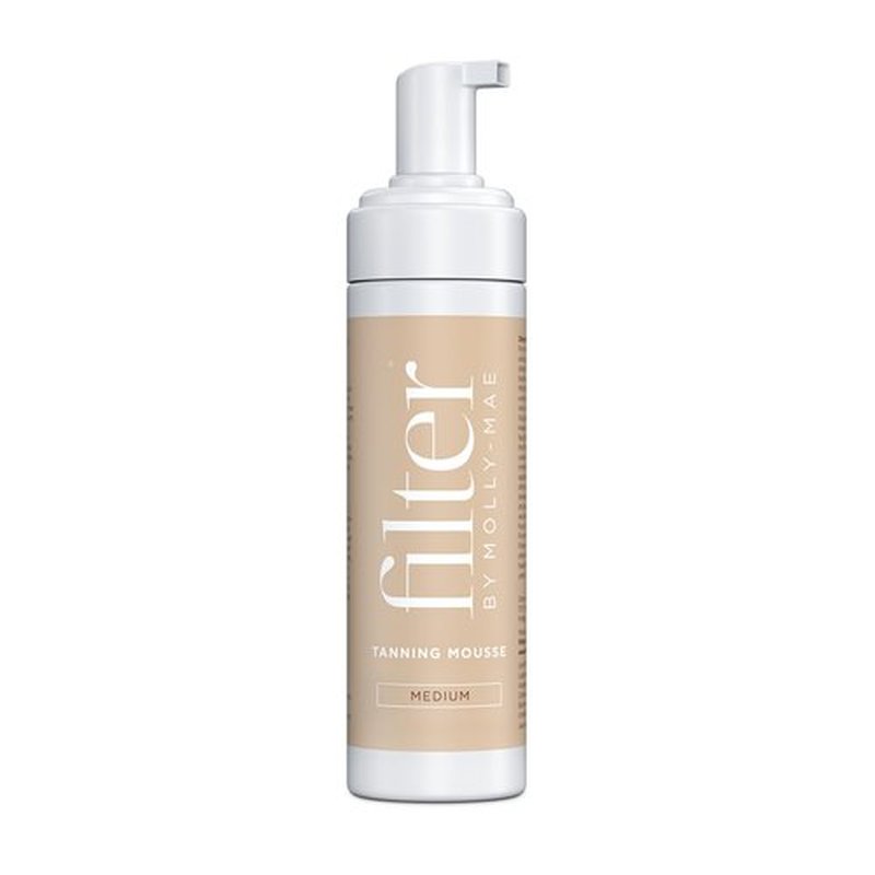 Molly-Mae Self Tanner Mousse - Medium Natural Color | Fast-Drying & Streak-Free | 6.7oz Tanning Foam