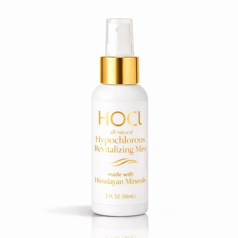 Think Smarter Hypochlorous Acid Revitalizing Mist with Himalayan Minerals, Gentle Face & Body Spray, Refreshes and Helps Support the Skin’s Natural Barrier, For All Skin Types, 2 fl oz Spray Bottle