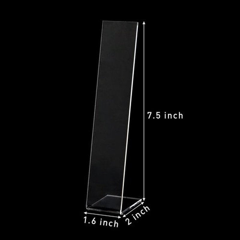 Suwimut 15 Pieces Acrylic Hair Clip Display Stand, Clear L-Shaped Hairpin Barrette Stand Holders, Tabletop Hair Clip Organizer Storage Rack for Hair Bow, Headbands, Hair Ties, Teen Girls, Women
