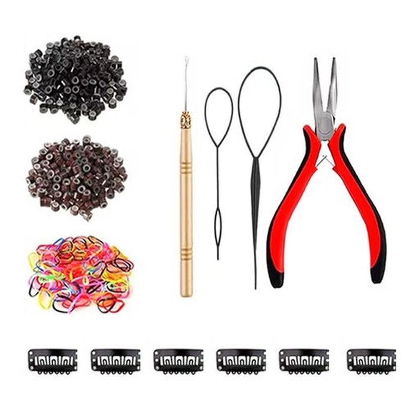 GTTUKK Hair Tinsel Kit (48 Inch,16 Colors,3200 strands), Tinsel Hair Extensions with Tools，Heat Resistant Fairy Hair Tinsel Kit for Women Girls Hair Accessories