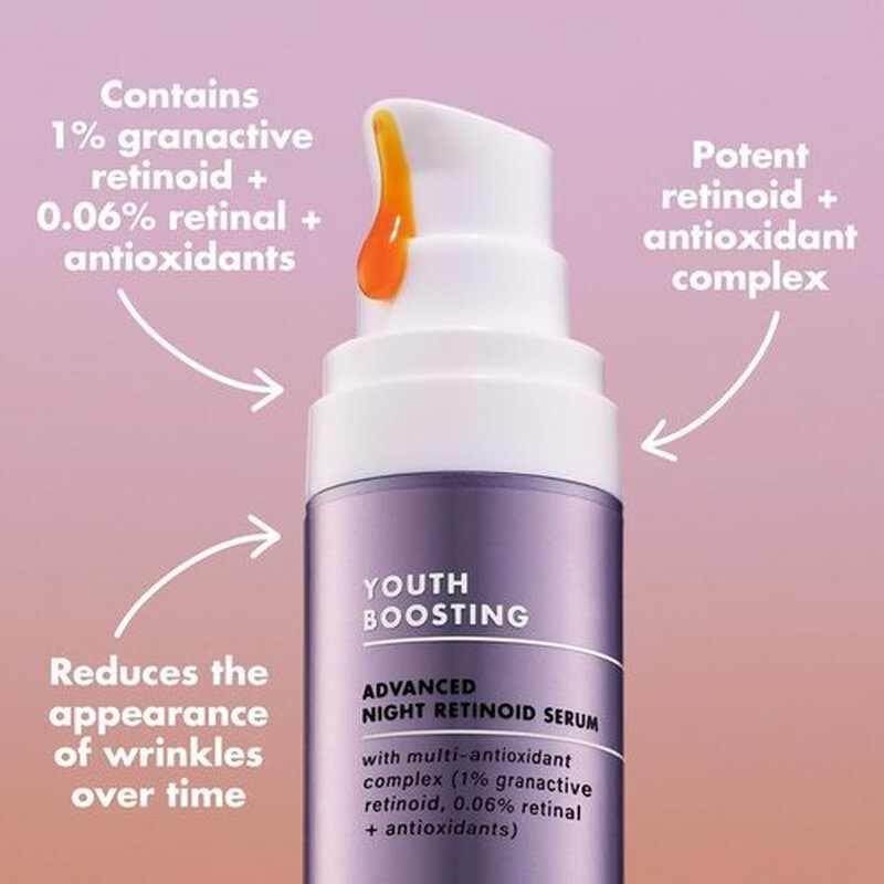 e.l.f. SKIN Youth Boosting Night Retinoid Serum - Anti-Aging Formula for Fine Lines & Wrinkles, Vegan