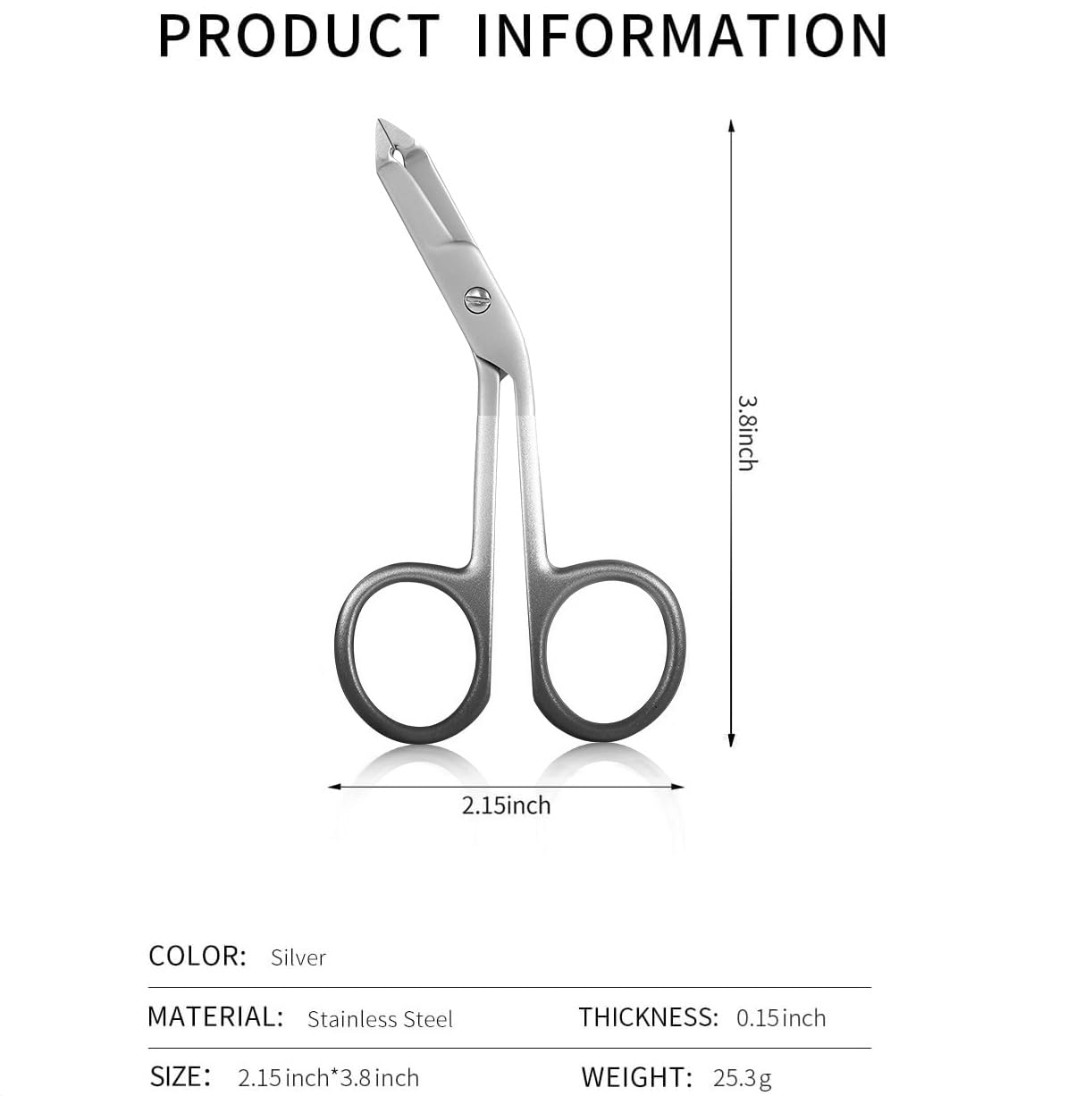 Professional Scissor Tweezers - 3Cr13 Stainless Steel Tweezers with Handles, Larger Grabbing Surface Area, Precision Eyebrow Tweezers for Women and Men Facial Hair (Red)