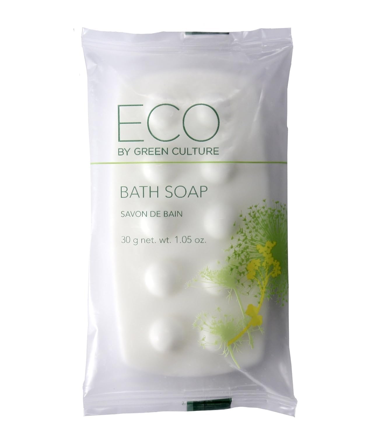 Eco by Green Culture Hotel Amenities Body Soap Bar 1oz 100pk