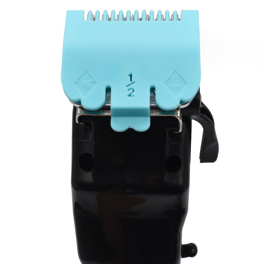 2 Pieces Professional Hair Clipper Attachment Guard Guide Combs, 1/16", 1/8", 1.5MM, 3MM Compatible with Wahl Standard Full-Sizes Magic Clip Senior 8148 1919 Hair Clippers (Multi-Color)