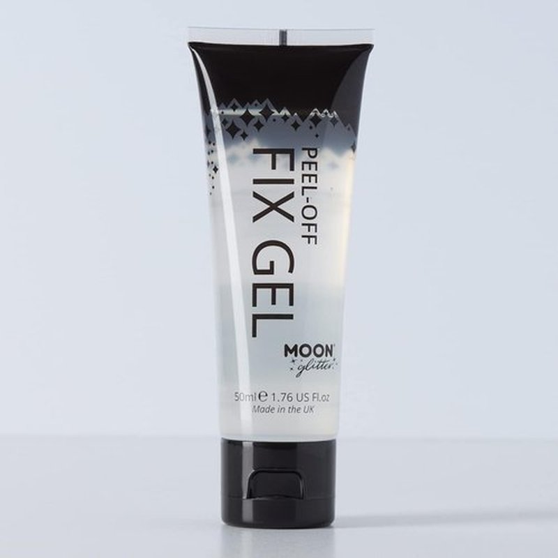 Moon Glitter Peel Off Glitter Fix Gel - 50ml Cosmetic Adhesive Primer for Face & Body, All Glitter Types