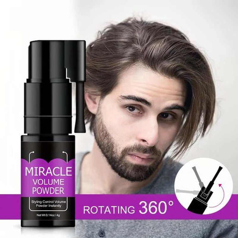 Gowwim Texture Powder - 360° Rotating Nozzle for Instant Volume & Oil Control | Non-Greasy 4g