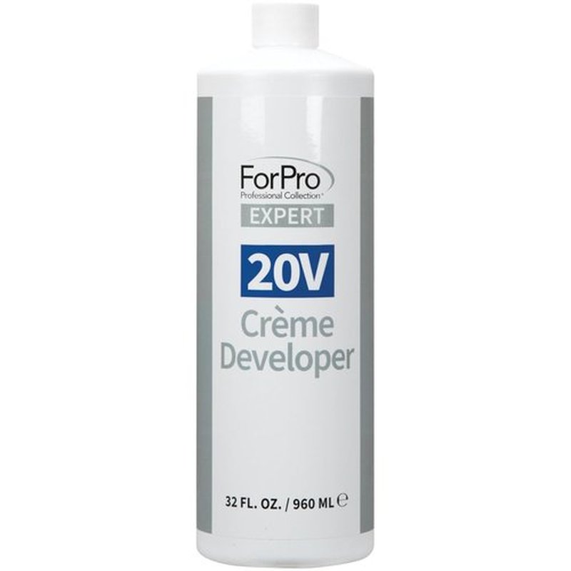 ForPro Expert 20 Volume Crème Developer - Hair Lightening & Gray Coverage, 32 Fl Oz