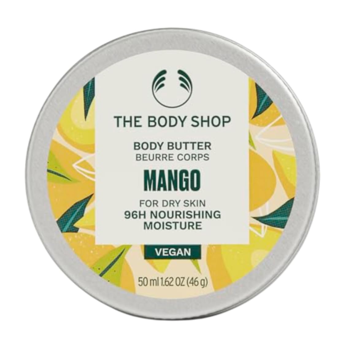 The Body Shop Mango Body Butter – Nourishing & Moisturizing Skincare for Very Dry Skin – Vegan – 1.62 oz