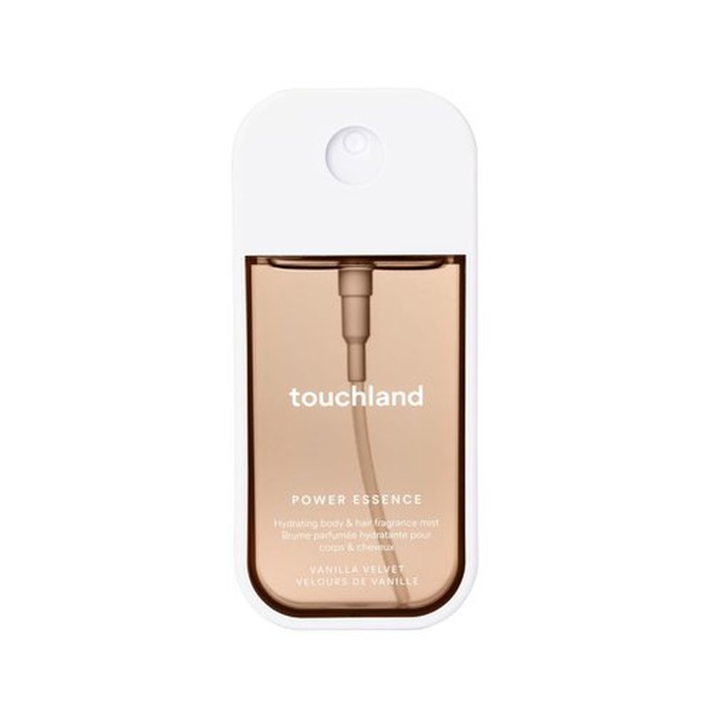 Touchland Hydrating Body & Hair Fragrance Mist - Vanilla Velvet | 2 FL OZ Travel Size Perfume Spray with Notes of Vanilla, Muguet & Almond