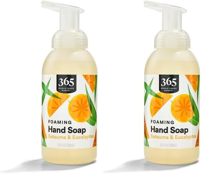 365 by Whole Foods Market - Foaming Hand Soap Satsuma Eucalyptus | 12 Fl Oz (Pack of 2)