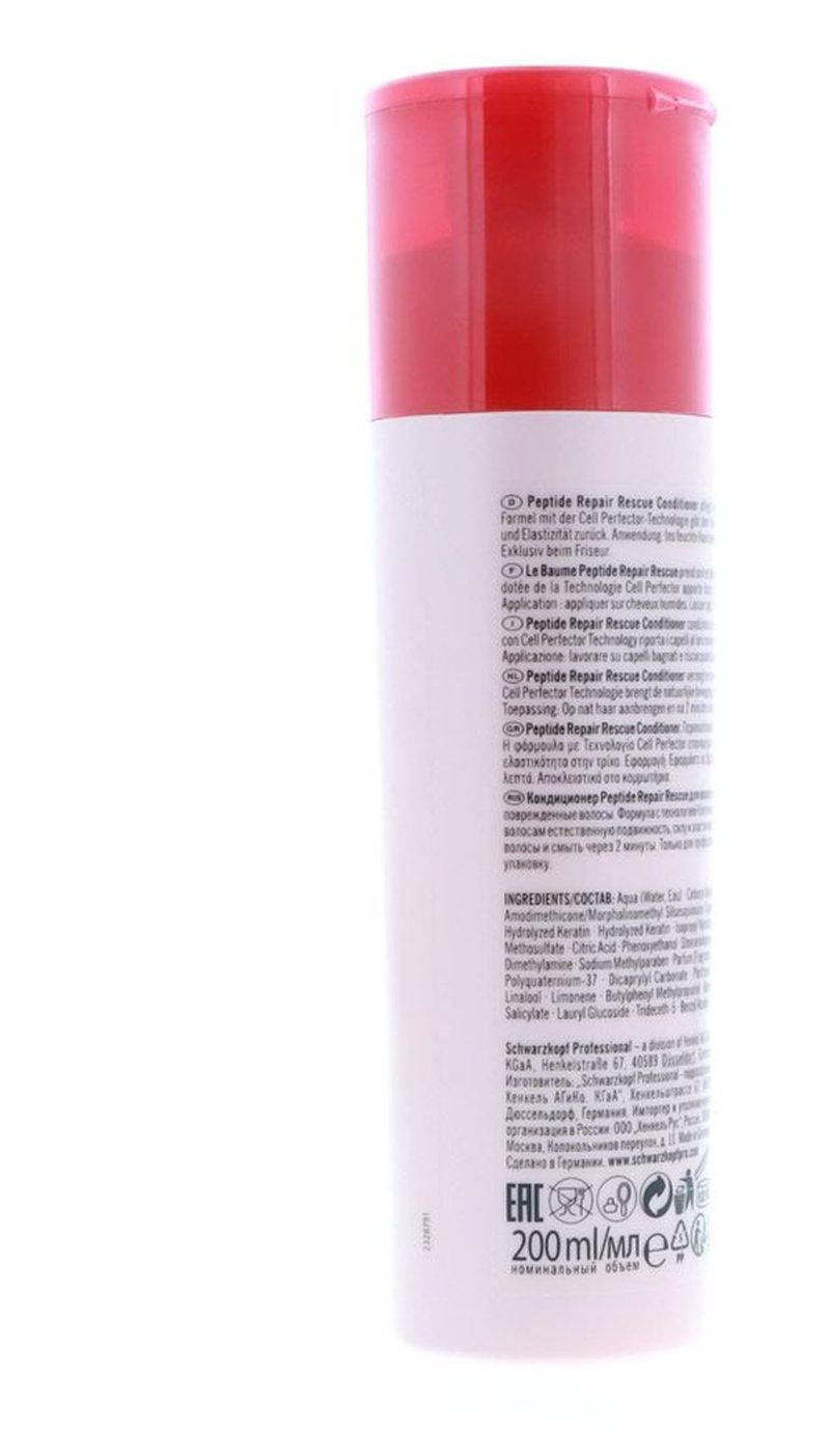 BC BONACURE Peptide Repair Rescue Conditioner, 6.7-Ounce