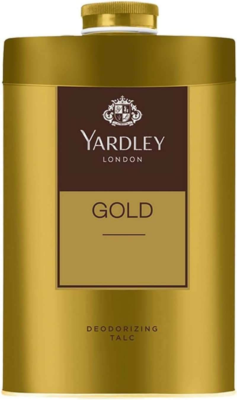 Yardley London Gold Talcum Powder for Men - Deodorizing Formula | 100g Size
