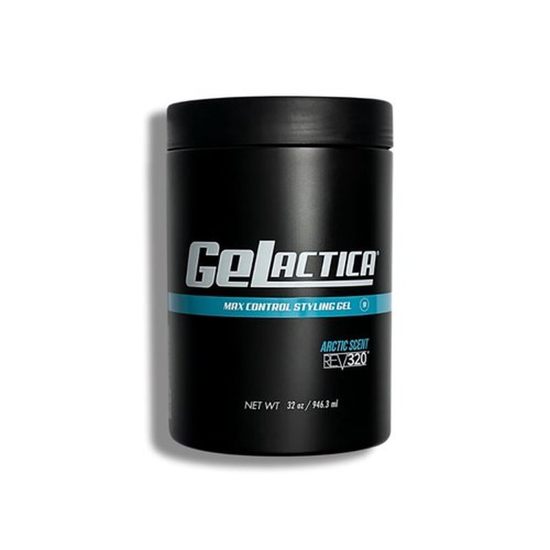 Rev320 Hair Gel for Men – Alcohol-Free, Strong Hold Styling Gel - Natural Extracts for Long-Lasting Hold and Shine, Slick Back Hair Gel