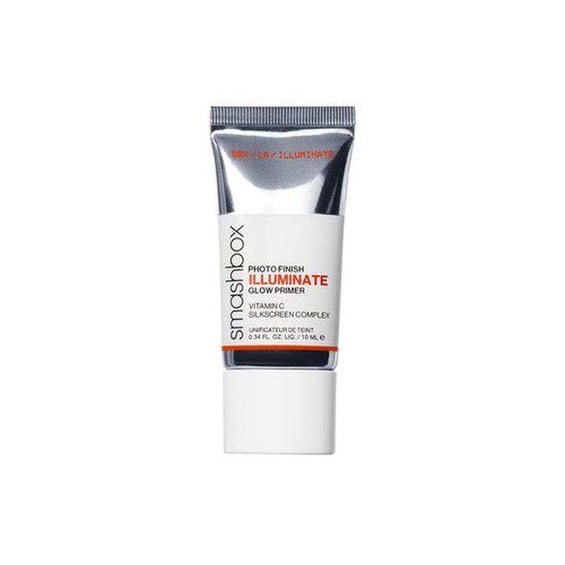Smashbox Photo Finish Illuminate Glow Makeup Primer | Breathable, Strengthening Silky Barrier Primer For Glowy Skin | Silkscreen Complex, Vitamin C + Passion Fruit, 0.34 Fl Oz