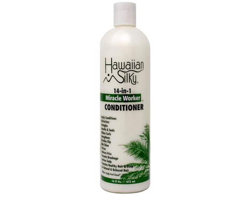 Hawaiian Silky 14-in-1 Miracle Worker Hair Care Set, Shampoo, Conditioner and Activator Spray, 16 Fl Oz Each