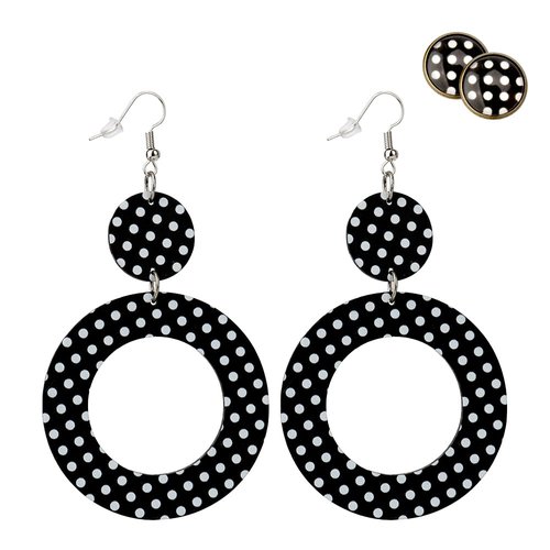 LmashRbaiw 1950s Accessories,50s Outfit for Women,Halloween Accessories for Women,Sexy Halloween Costumes,Cat Eye Glasses,50s Halloween Costumes for Cosplay Party,Hippie Costume