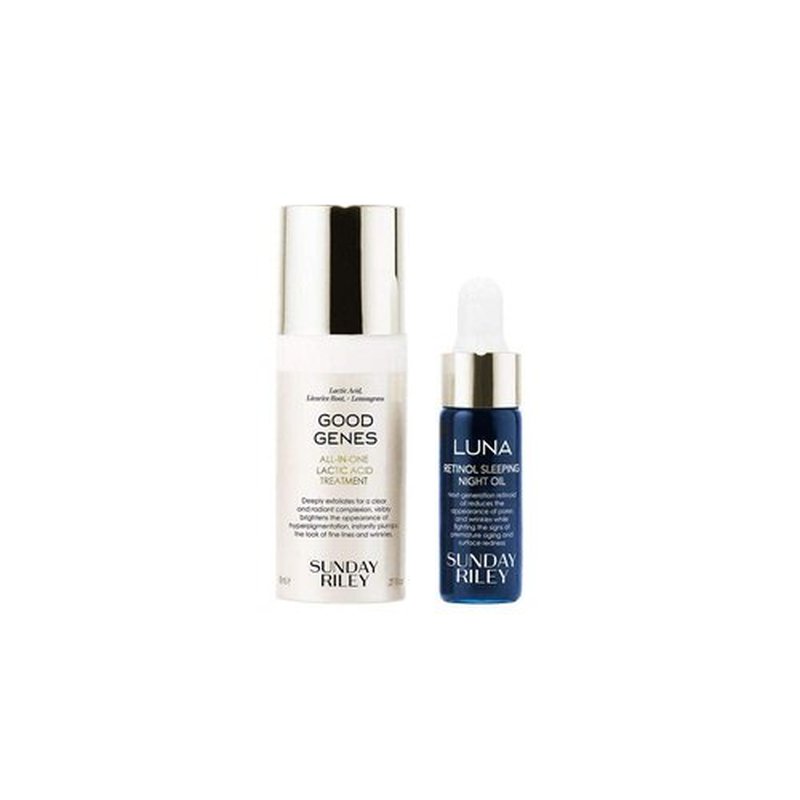 Sunday Riley Mini Power Couple Travel Kit - 0.4 Fl. Oz | Perfect for On-the-Go Skincare