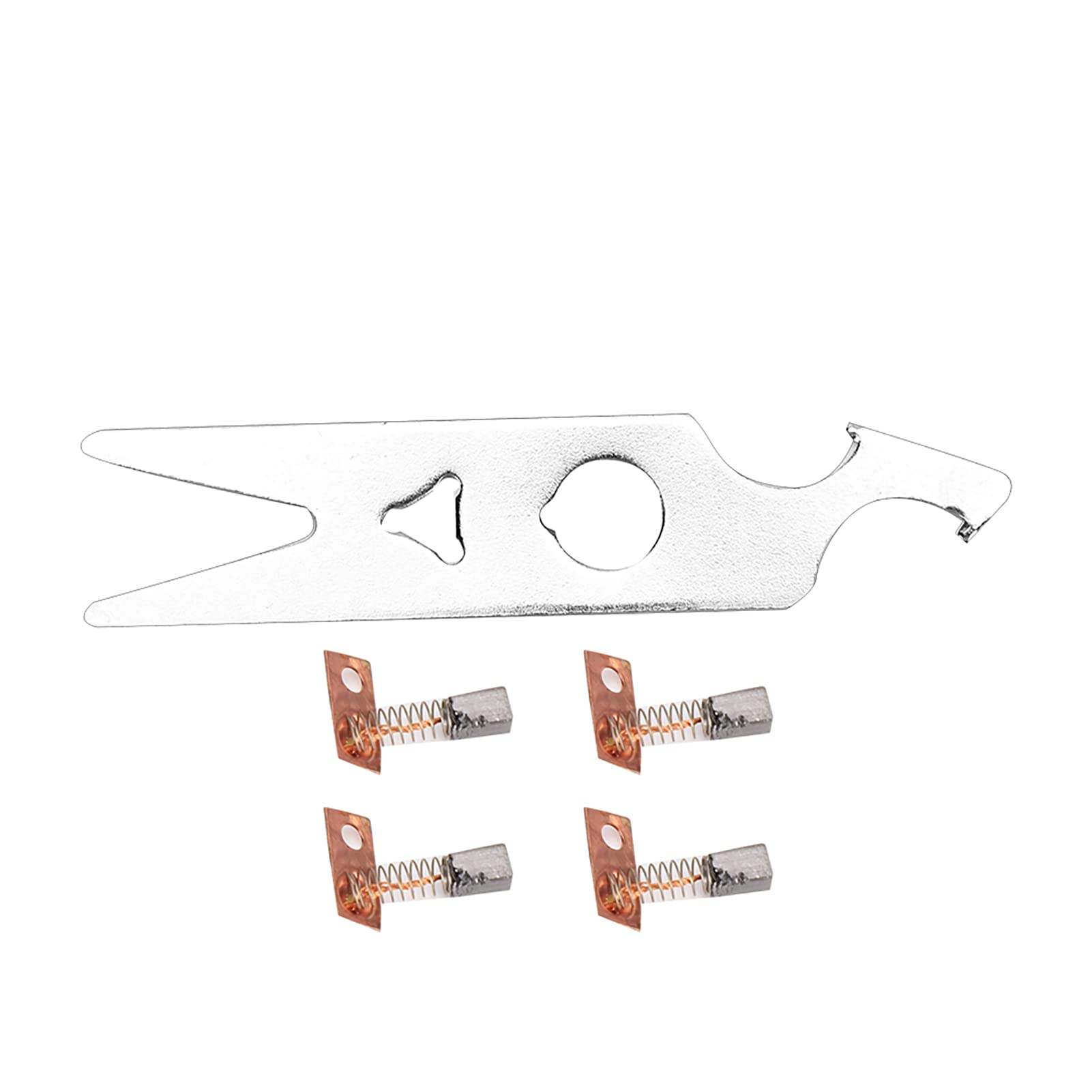 Cunyuer 2 Pairs Carbon Brush Wrench Set, Nail Drill Handpiece Accessory, Nail Drill Carbon Brush Wrench Set Replacement Part Manicure Carbon Brush
