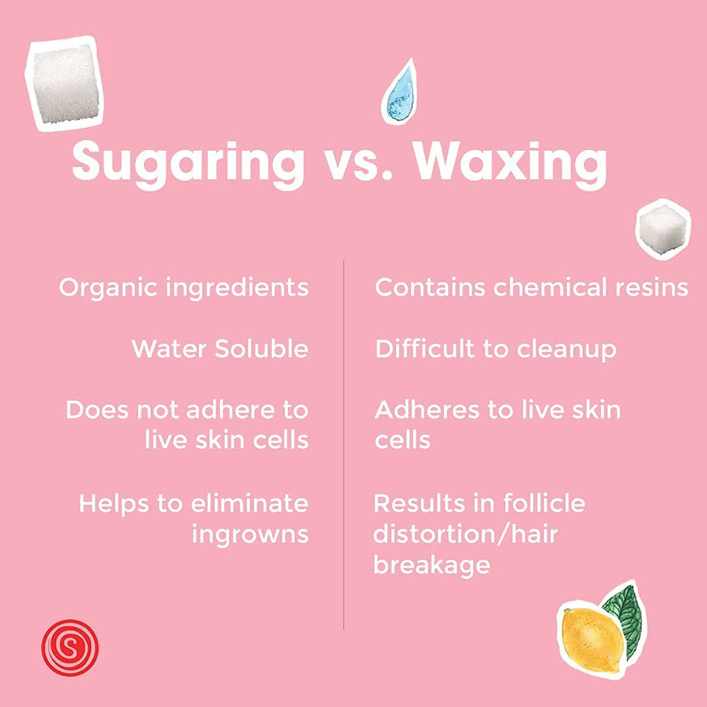 Sugaring Paste personal size for Bikini, Brazilian, Legs, Arms Sugaring hair removal + Anti-ingrown hair solution with roller applicator and sugaring card applicator
