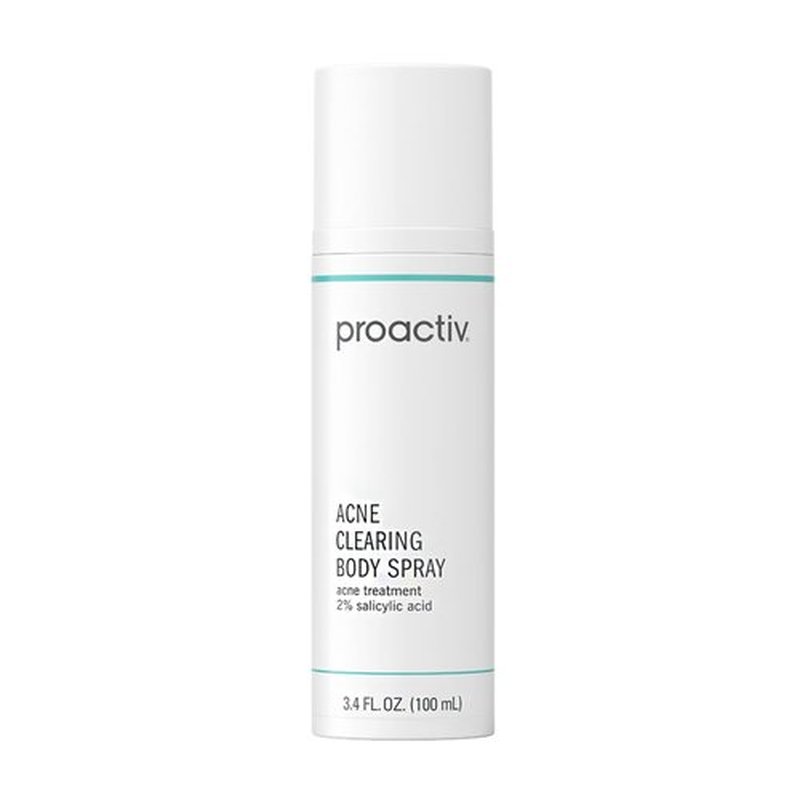 Proactiv Acne Clearing Salicylic Acid Body Spray, Multi-directional Mist for Back, Chest, Shoulders After Gym or Sweat, Formulated for Acne-prone Skin, 3.4 Fl Oz