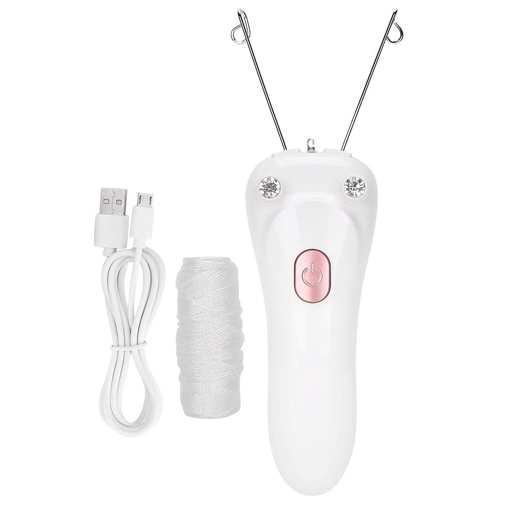 Ejoyous Electric Face Eyebrow Threading Epilator, USB Charging, Cotton Thread Depilation Machine, Women Girls Ladies