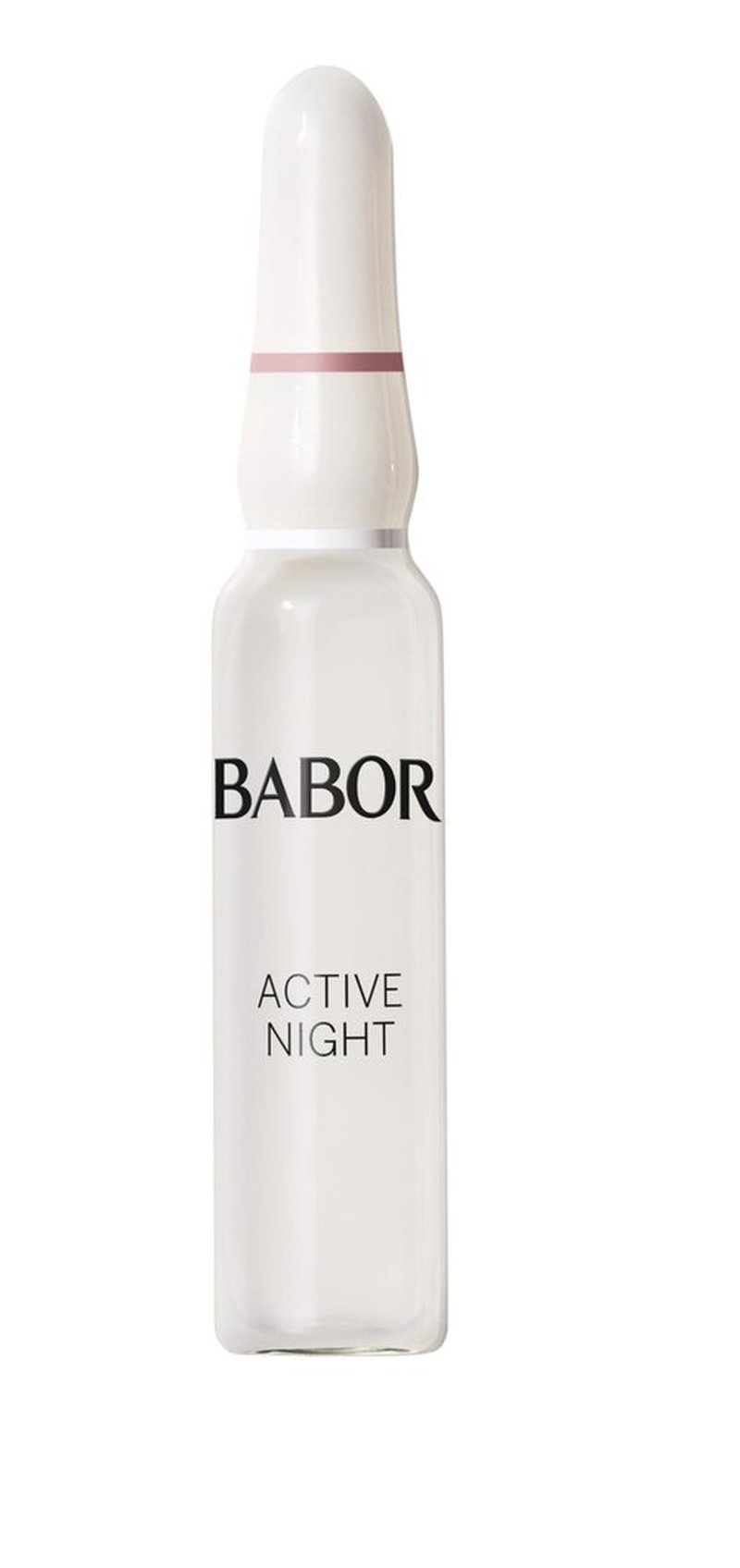 BABOR Active Night Ampoule Serum Concentrates, Hyaluronic Acid, Hydrating Night Treatment for Dry and Damaged Skin, Moisturizing 7 Day Treatment