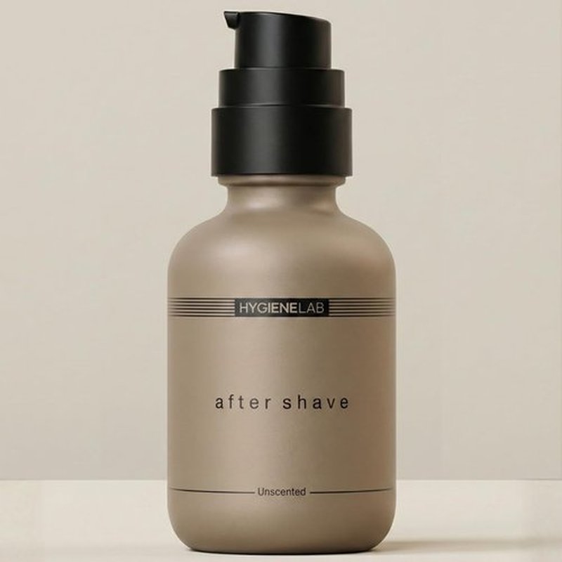 HygieneLab After Shave - Unscented Aloe Vera & Vitamin E Formula for Sensitive Skin | 3.38 oz
