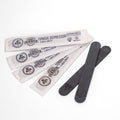 Jet Black Tattoo Tongue Depressor, Eco Friendly Tattoo Supplies, 5" Individually packaged and EO Sterilized, Easy Transferring Ointments, 100 Count
