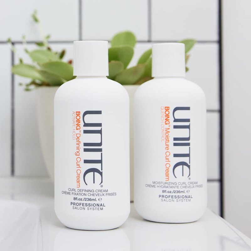 UNITE Hair - BOING Defining Curl Cream - Curl Activating Cream for Definition & Frizz Control - 8 Fl Oz