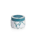 Capri Blue Modern Marble Printed Travel Tin Jar Candles - Luxury Decorative Candle for Home Scented - Long Lasting Soy Wax Blend - Volcano (8.5 oz)