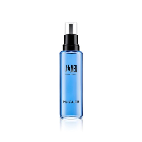 Mugler A*Men Eau de Toilette - Long Lasting Men's Cologne - Woody & Ambery with Patchouli & Coffee Extract