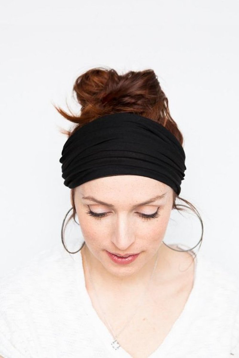 Tobeffect Headbands for Women African Boho Wide Hairband Headband Knotted Head Wraps Head Scarf Hairbands Turbans Hair Accessories