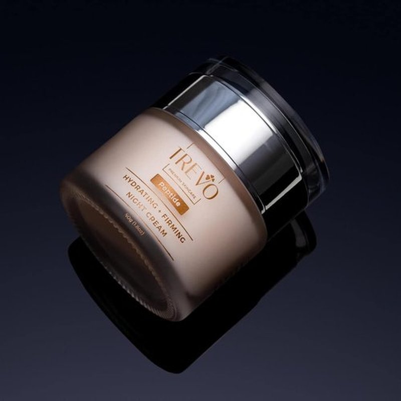 Trevo Peptide Hydrating Night Cream | Advanced Anti-Aging Face Moisturizer with Retinol & Vitamin B3 - 50g/1.8oz