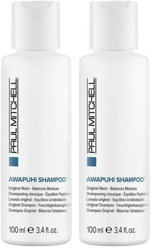 Paul Mitchell Awapuhi Shampoo - Balances Moisture & Adds Shine for All Hair Types | 3.4 fl. oz. (2 Pack)