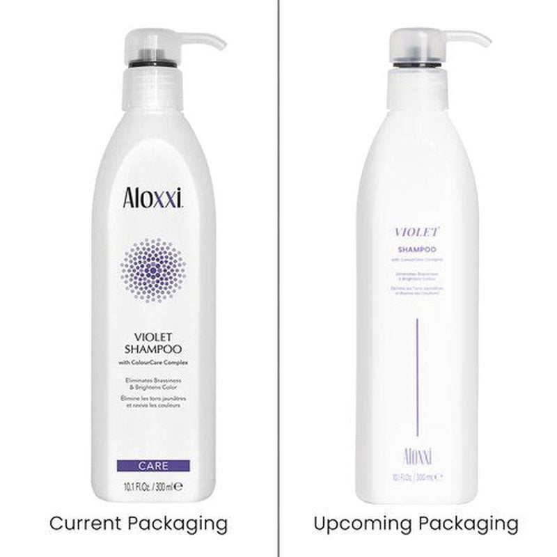 ALOXXI Violet Shampoo - Neutralizes Brassiness & Enhances Luminousity for Blonde/Silver Hair | 10.1 Fl Oz
