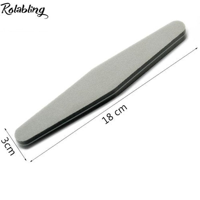 Rolabling Nail File 10 Pack 240/240 Grit Nail Buffer Manicure Pedicure Tools