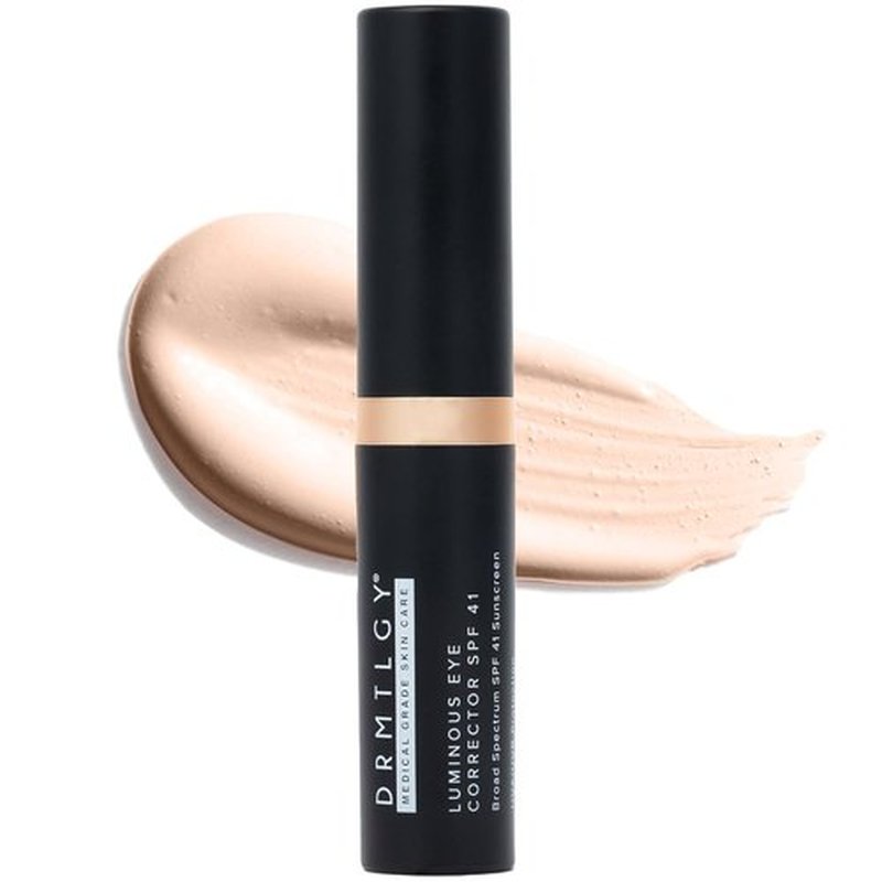 DRMTLGY Luminous Eye Corrector SPF 41 - Hydrating Anti-Aging Tinted Cream for Dark Circles - Fair, 0.25 fl oz