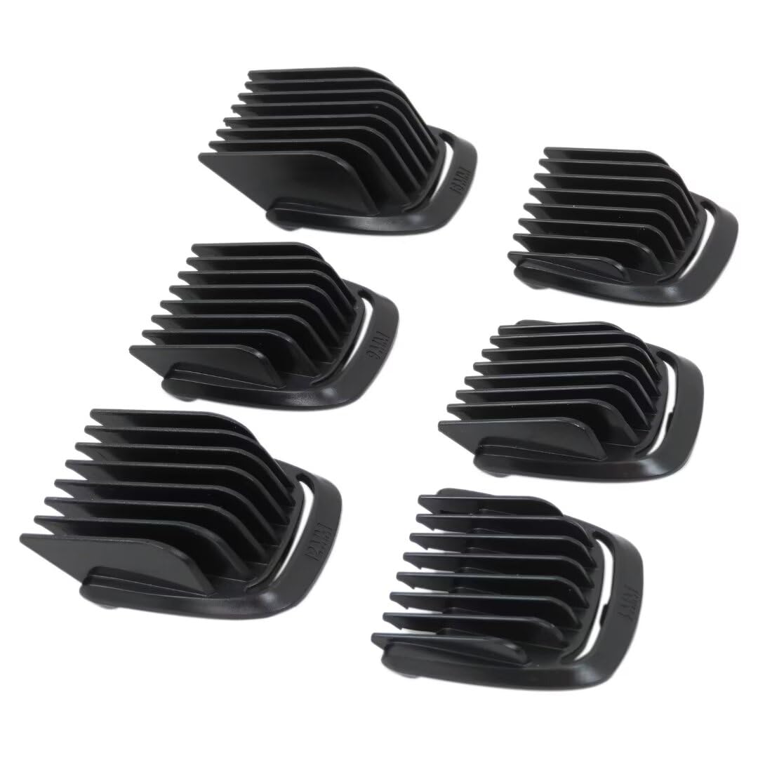 MOKSI Trimmer Replacement 16mm/12mm/9mm/4mm T Blade Haircut Guide Comb Guard Set Fit for Philips Norelco 41mm Extra Wide T Blade