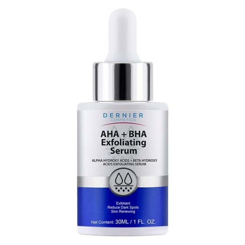 Dernier Exfoliating Serum - AHA + BHA 0.5% for Hyperpigmentation & Pore Minimizing | 1 fl oz
