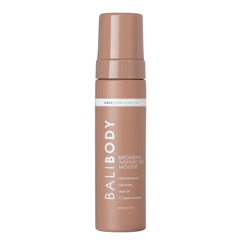 Bali Body Instant Tan Mousse - Streak-Free Wash-Off Bronzing Mousse for Natural Glow | Chocolate Tint | 200ml/6.7oz