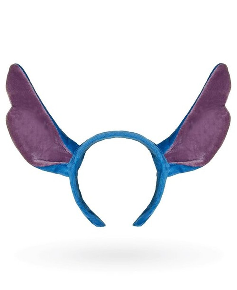 MKPEMEBR Blue Ears Headband, Birthday Party Costume and Hair Accessories for Adult