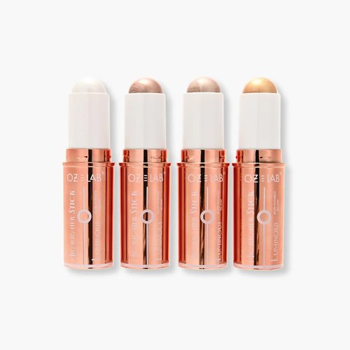 Rise and Shine Highlighter Stick - Long-Lasting Rose Gold Glow, Buildable Shimmer, Vegan, 8g/0.28fl.oz