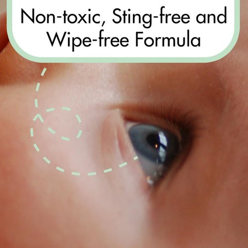 GlamBaby Eye Boogies™ Child Eyelid Cleanser Spray | Gentle Lid & Lash Hygiene | Wipe-Free Formula, Non-Toxic & Tear-Free for Kids (1 Pack)