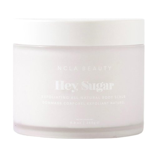 NCLA Beauty Hey Sugar All Natural Body Scrub - Moisturizing, Exfoliating Sugar Scrub - Shea, Cocoa, and Mango Butters - Coconut Vanilla - 8.8 oz