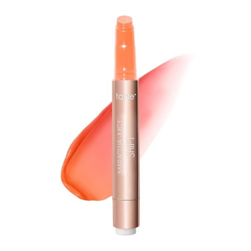 Tarte Maracuja Juicy Lip & Cheek Shift - pH-Powered Stain & Gloss Balm with Hyaluronic Acid, Vegan & Cruelty-Free