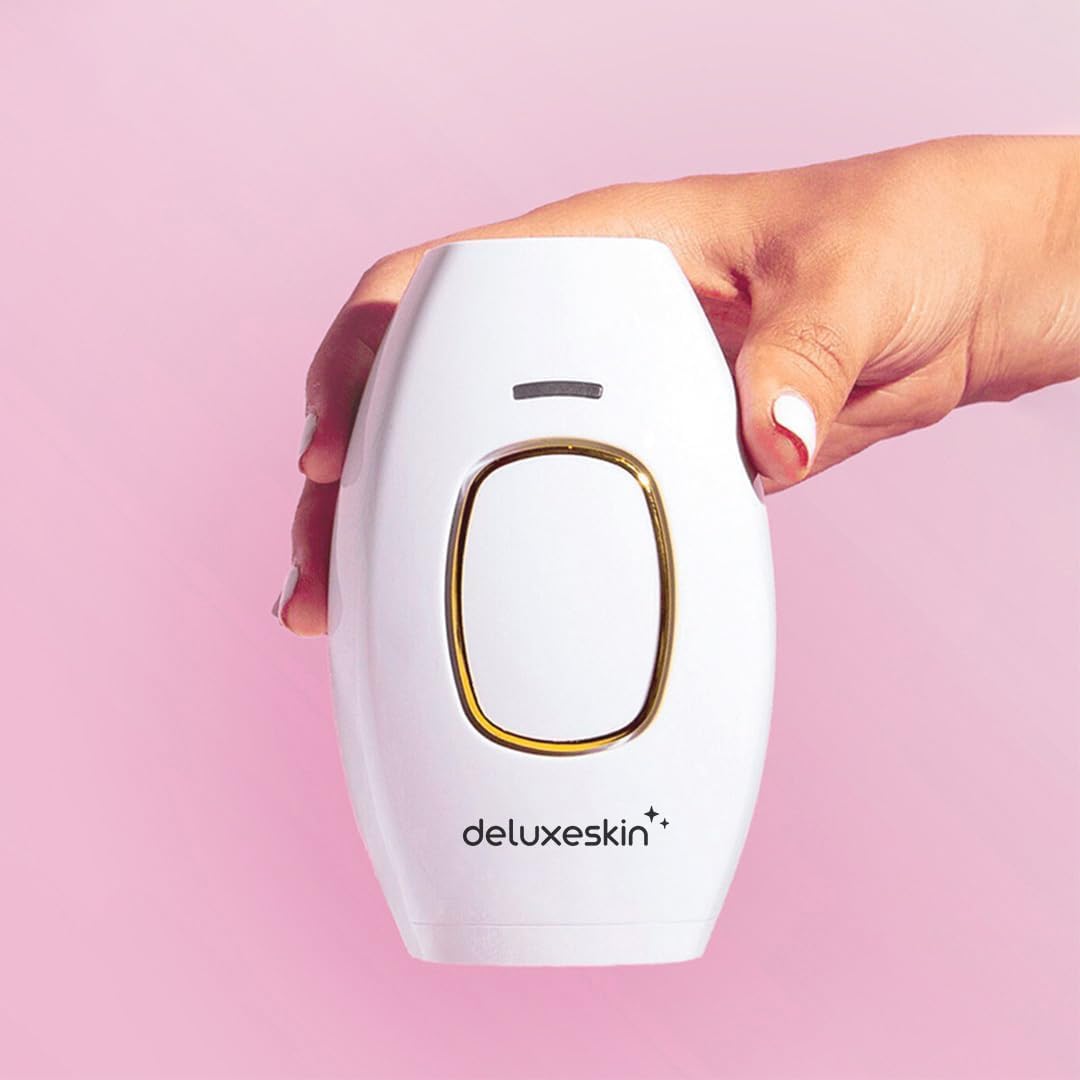 Deluxeskin Permanent Hair Removal Device | Hair Removal At Home Use | Facial Hair Removal Device | The Ultimate Skincare Routine for Beautiful, Radiant Skin