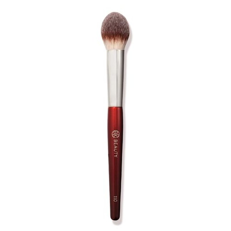 BK BEAUTY 110 LARGE CONCEALER BRUSH – Dense Tapered Under-Eye Concealer Brush for Quick Blending, Full Coverage Finish, No Product Absorption