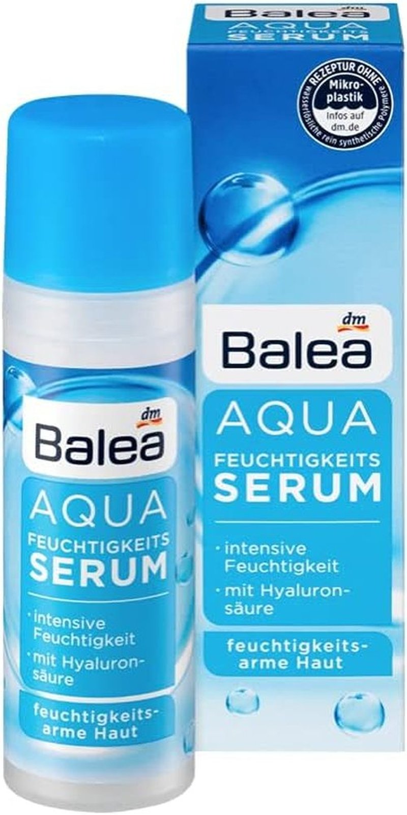 Balea Aqua Moisture Serum - Hydrating Formula for Radiant Skin | 1.01 fl. oz. Made in Germany